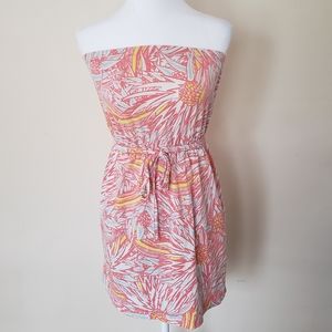 Mossimo Strapless Summer Tropical Floral D…